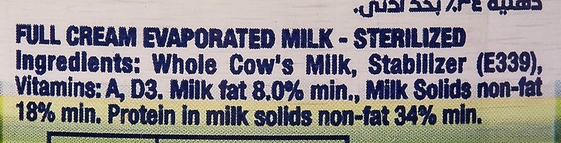 Rainbow Original Vitamin D Evaporated Liquid Milk - 96 x 170g - Image 3